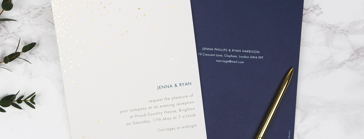 Sparks Fly Evening wedding invitation wording