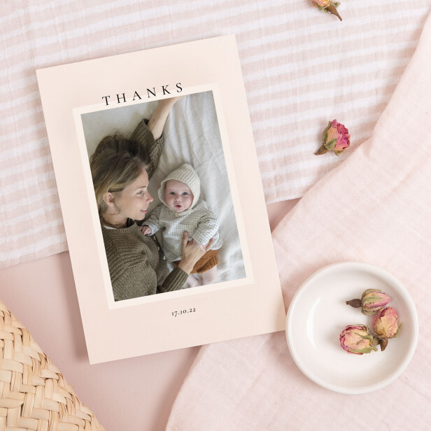 Baby thank you cards