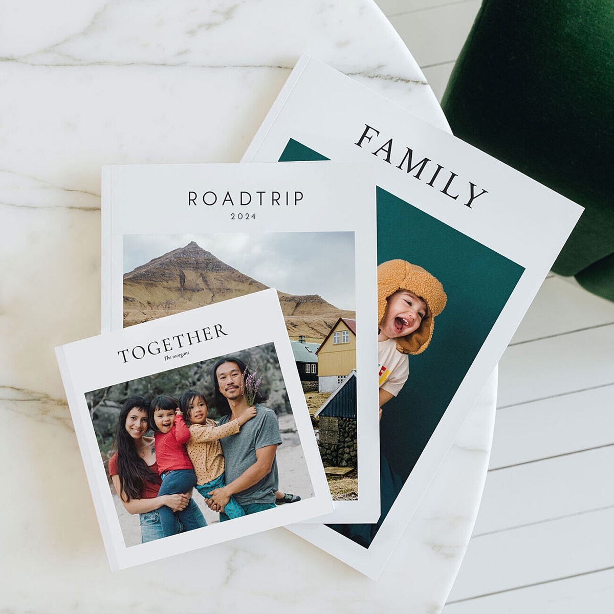 Softcover Photo Book Magazine (texture)