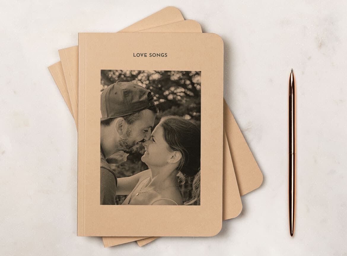 Valentine's day notebooks