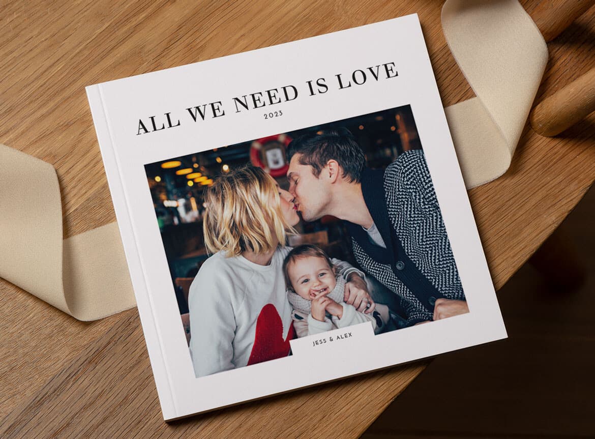 Valentine's day softcover photo books