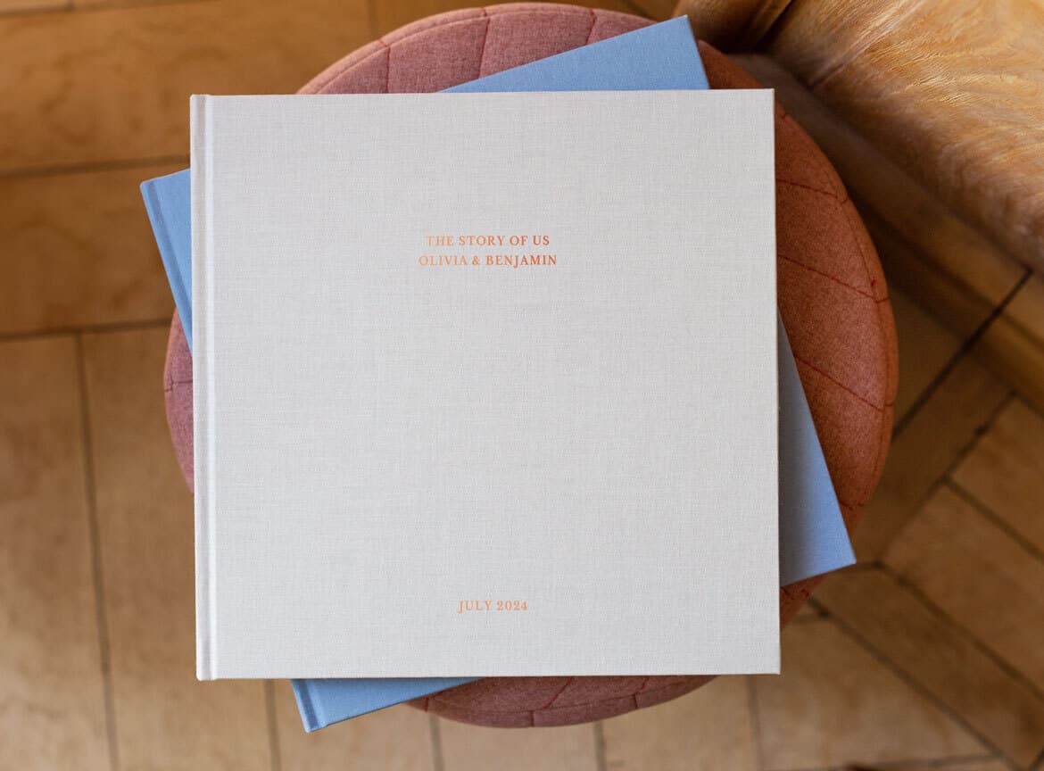 Fabric Photo Books - Foil Stamped Title