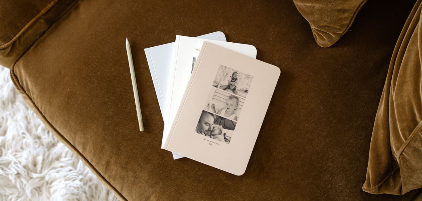 Black and White Soft Notebook