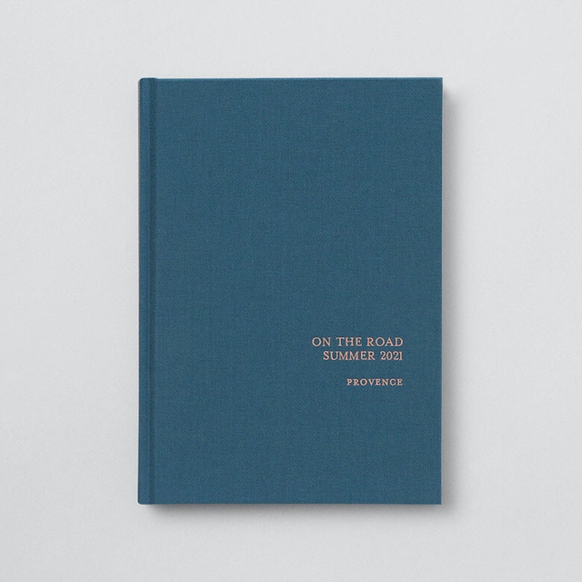 Foil Fabric Hardback Wedding Journal