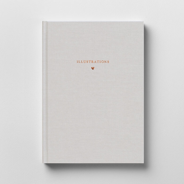 Foil Fabric Hardback Wellness Journal