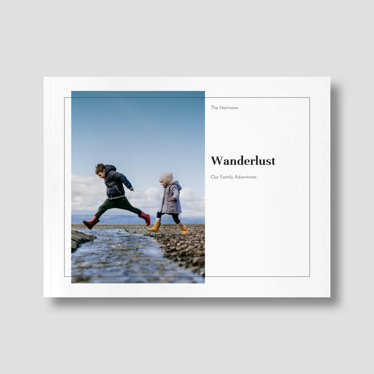 Softcover Photo Book Modern Frame