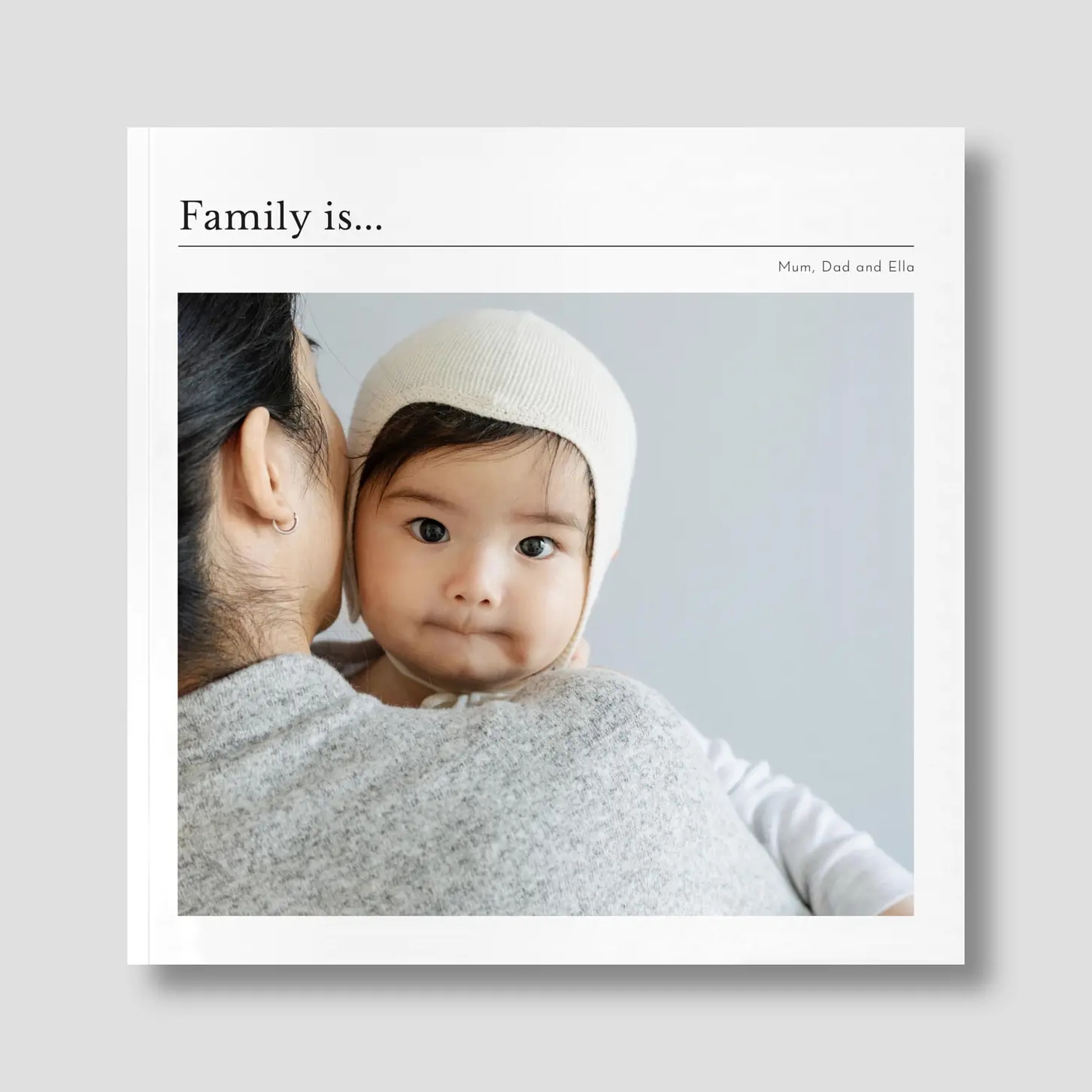 Softcover Photo Book Typewriter