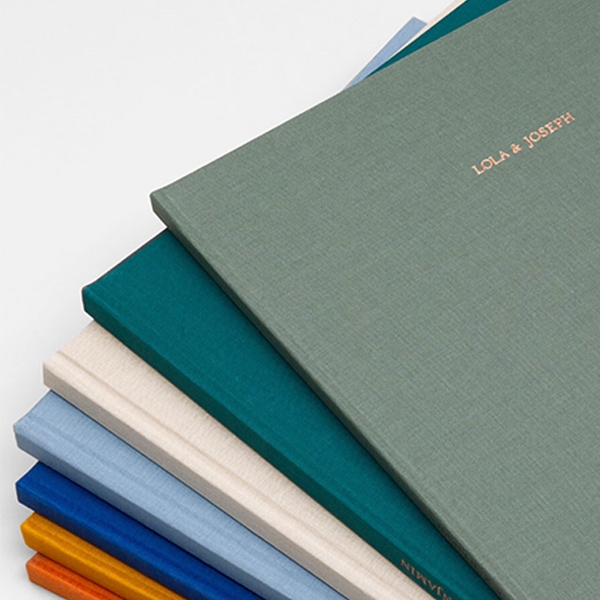 Fabric Photo Books - Foil Stamped Title