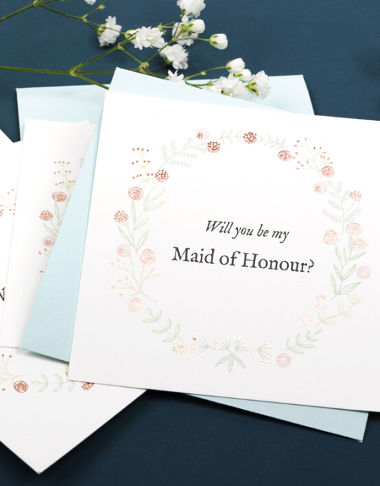 Will you be my maid of honour cards
