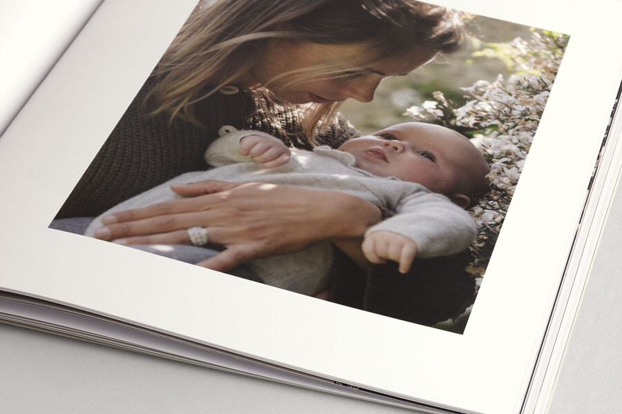 High-quality ivory paper for your photo books