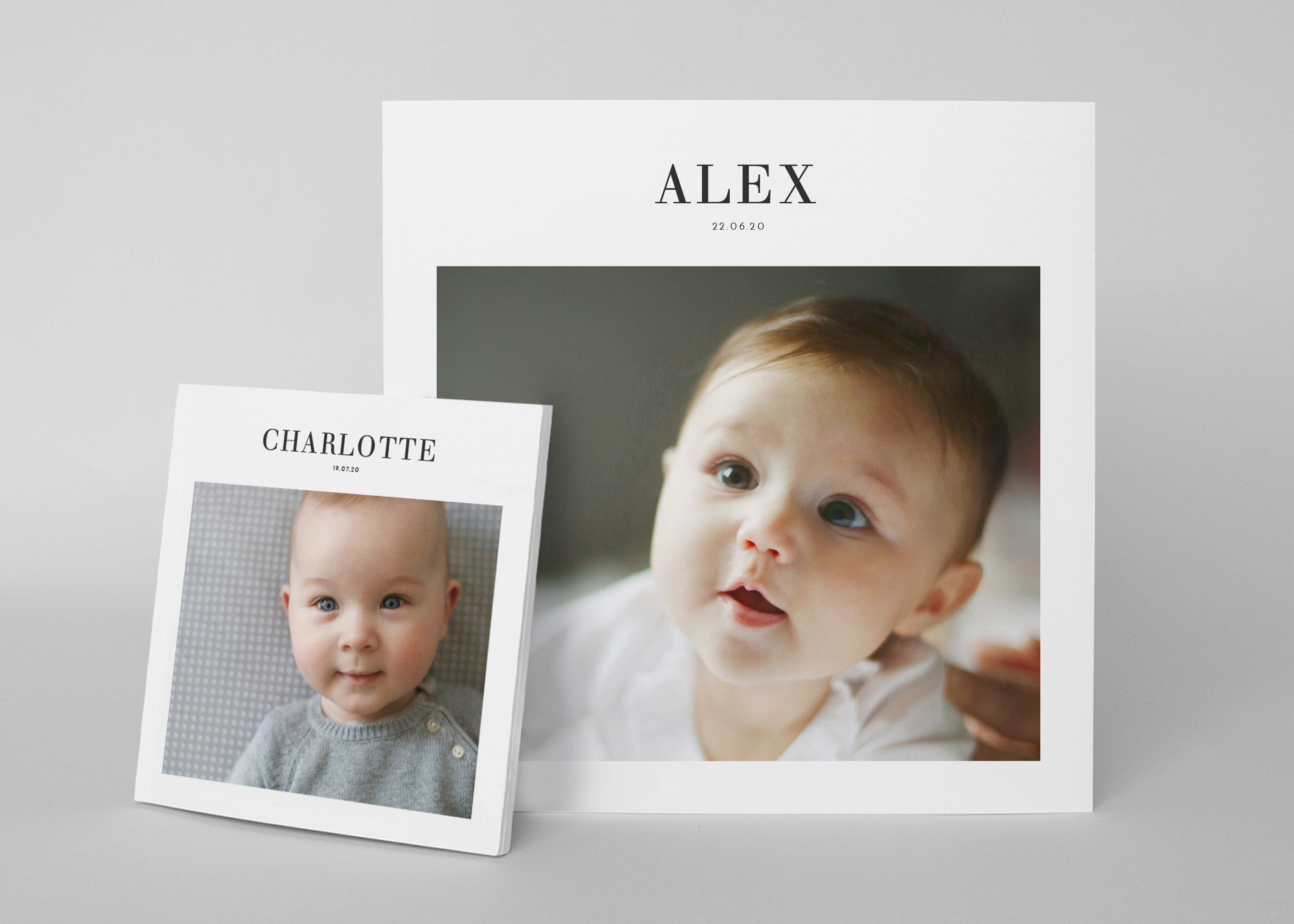 softcover christening photo books