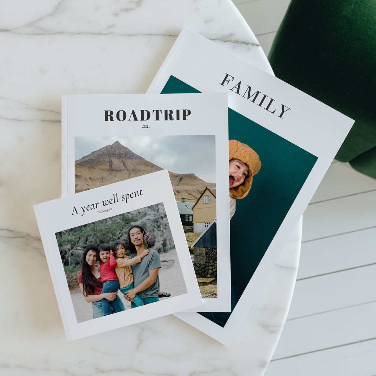 The first steps for a photo book layout