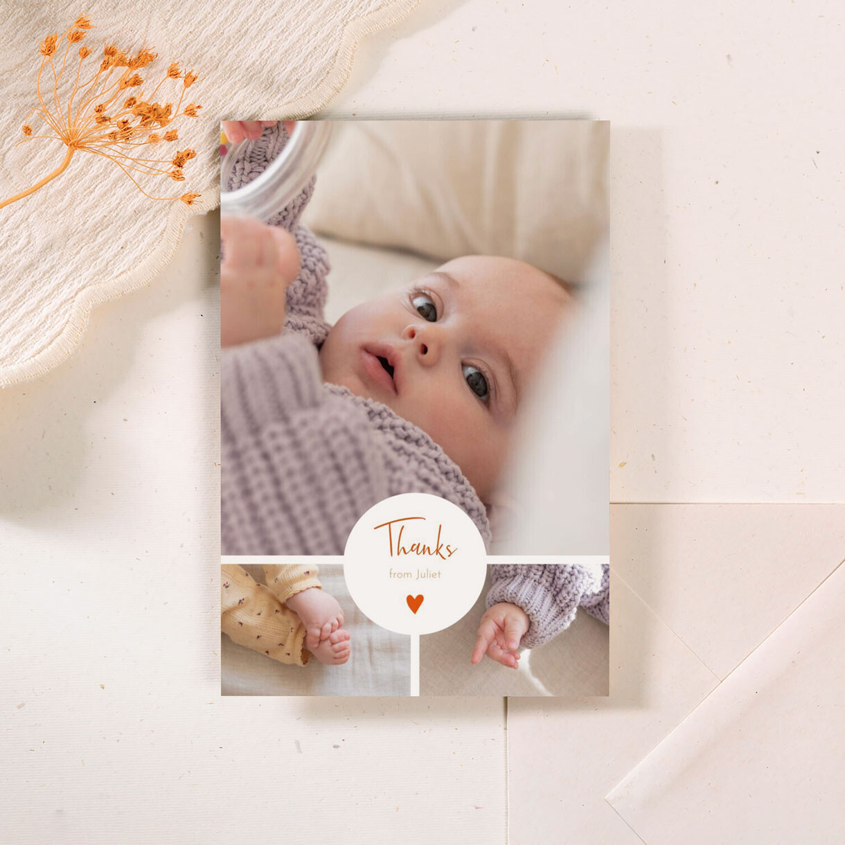 Baby Thank You Cards Rosemood
