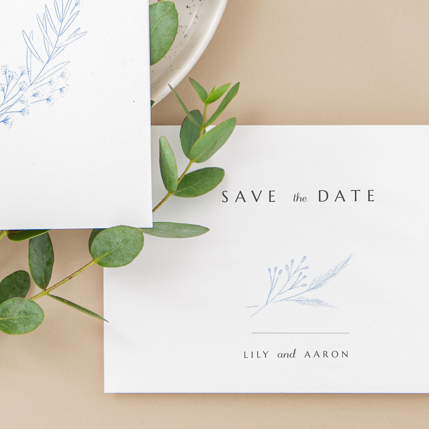 Rustic save the dates