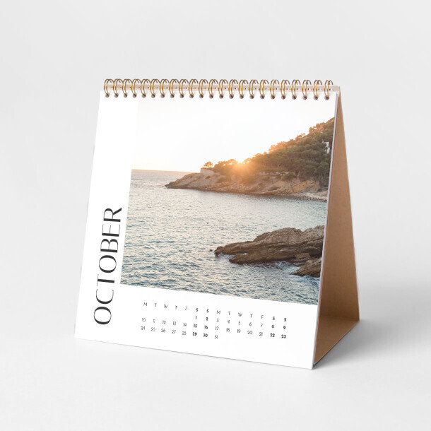 Personalised Photo Desk Calendar