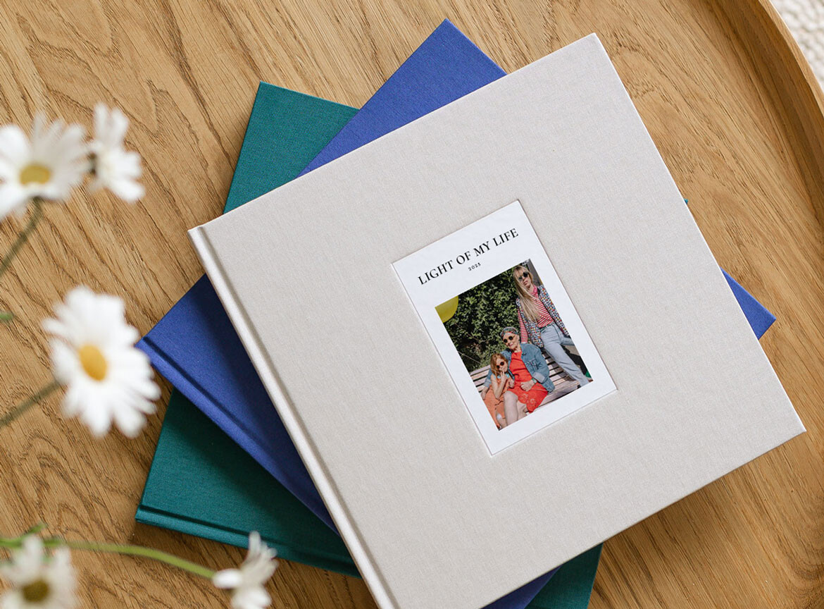 Mother's day fabric photo albums