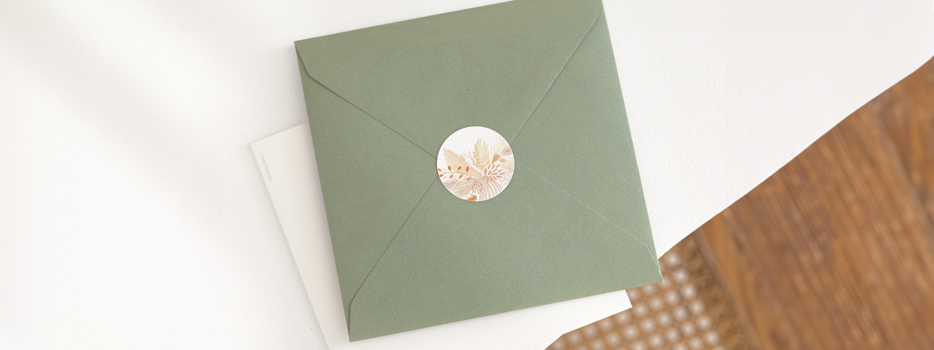 Traditional Wedding Envelope Stickers