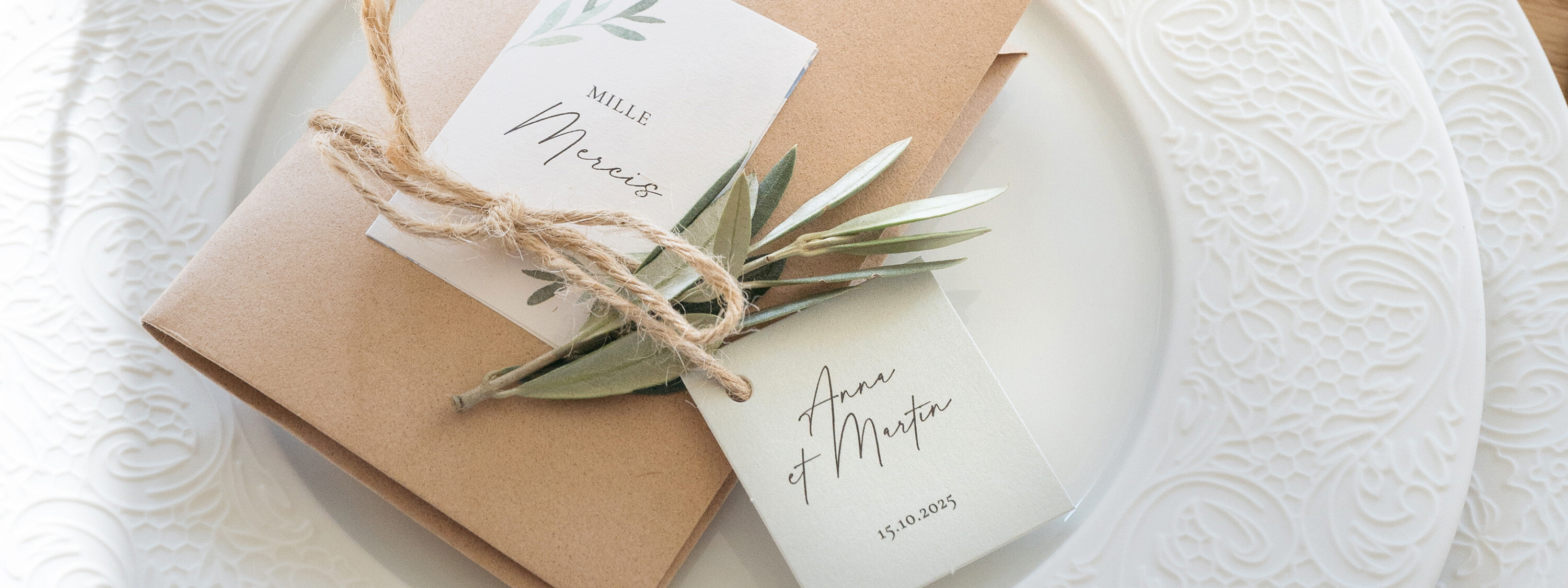 Wedding Gift Tags from Marguerite Courtieu