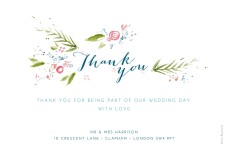 Wedding Thank You Cards One Spring Day White
