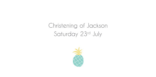 Christening Place Cards Pineapple Green - Page 4