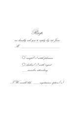 RSVP Cards Tradition White