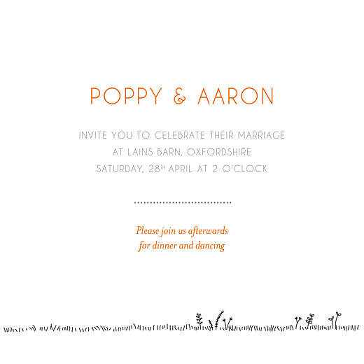 Wedding Invitations Rustic Promise (4 pages) White - Page 3