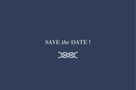 Save The Dates Nautical Blue