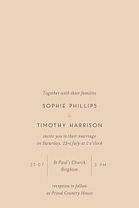 Wedding Invitations Love letters (foil) small pink