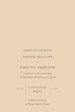 Wedding Invitations Love Letters (Foil) Small Pink