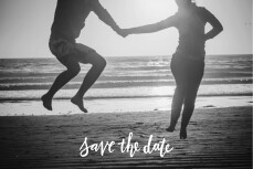 Save The Dates Love Letters Green