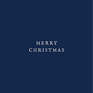 Christmas Cards Constellations (foil) navy blue