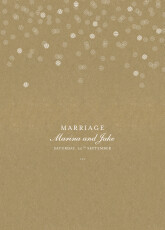 Wedding Order of Service Booklet Covers Celebration Kraft