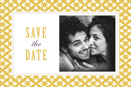 Save The Dates Radiance Yellow - Front