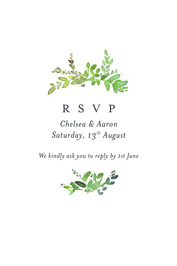 RSVP Cards Canopy Green - Front