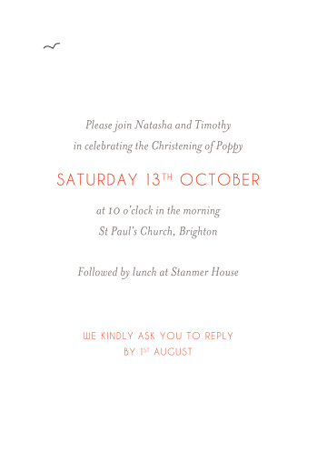 Christening Invitations The Promise White - Page 3