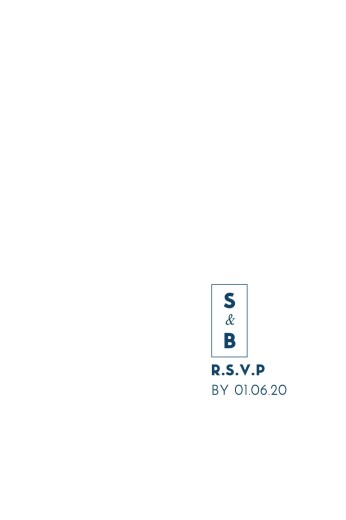 RSVP Cards Laure de Sagazan (Foil) White - Front
