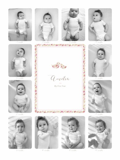 Posters Twelve Months Liberty Pink - Front