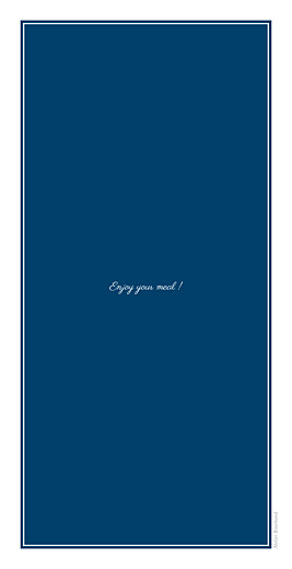 Wedding Menus Chic (4 Pages) Navy Blue - Page 4