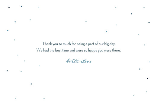 Wedding Thank You Cards Summer Night (4 Pages) Blue - Page 3