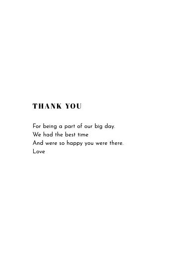 Wedding Thank You Cards Forever Yours White - Page 3