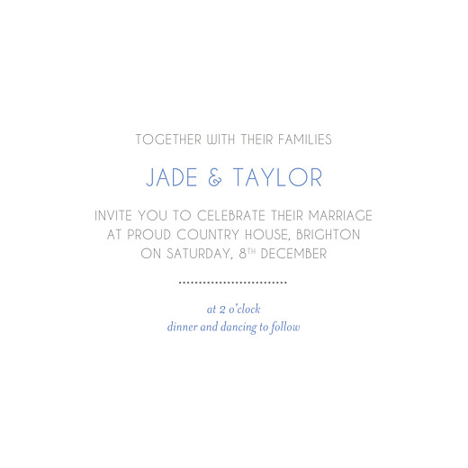 Wedding Invitations Winter Promise White - Page 3