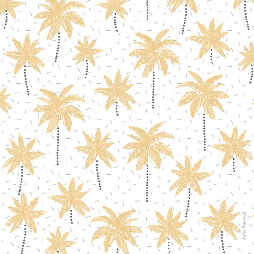 Baby Thank You Cards Palm Trees Yellow - Page 4