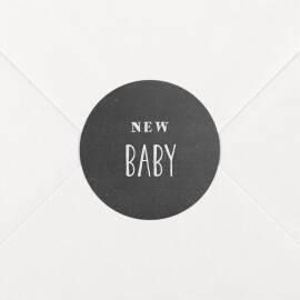 Baby Stickers Slate Black