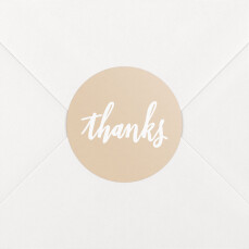 Wedding Envelope Stickers Thanks Pink