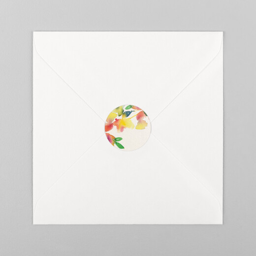 Wedding Envelope Stickers Bloom beige - View 2