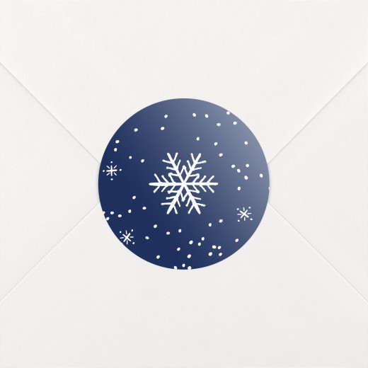 Christmas Stickers Winter Wonderland Blue - View 1