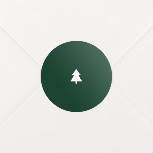 Christmas Stickers Elegant Sapling Green - View 1
