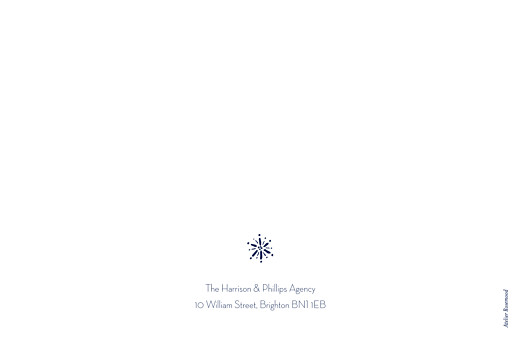 Business Christmas Cards Winter Wonderland Blue - Page 4