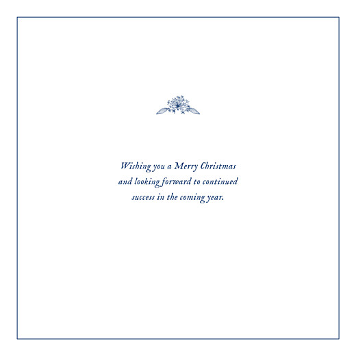 Business Christmas Cards Natural Chic (Foil) Blue - Page 3
