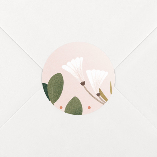 Wedding Envelope Stickers Daphné Spring - View 1